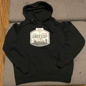 New Era 107th Grey Cup CFL Hoodie Black Men’s Size Large Winnipeg Blue Bombers